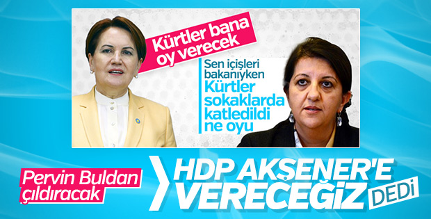 HDP, Meral Akşener'e oy vermeye yeşil ışık yaktı