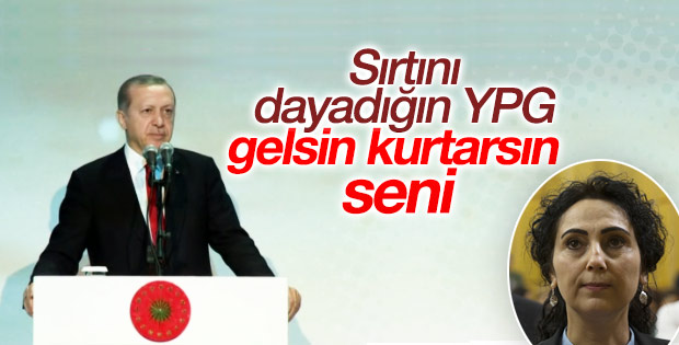Erdoğan'dan HDP'lilere: Arkamızda YPG var diyordunuz