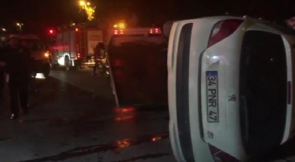 Maltepe'de trafik kazası: 1 yaralı