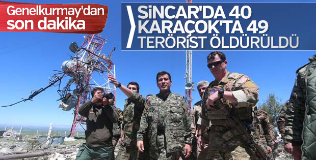 Sincar ve Karaçok'ta operasyonlar