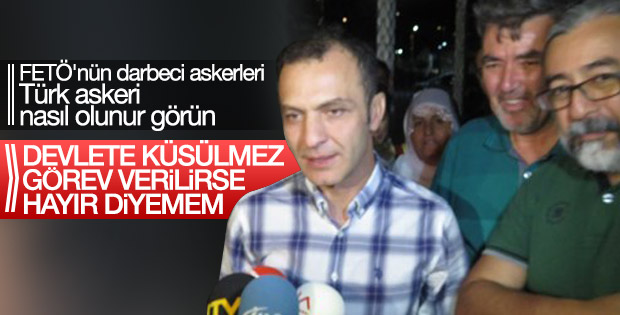 Yüzbaşı Murat Eren tahliye edildikten sonra konuştu