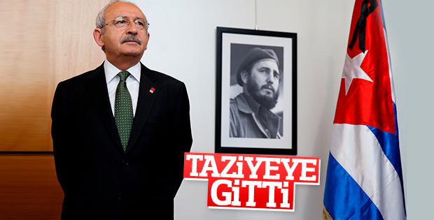 Kılıçdaroğlu'ndan Küba Büyükelçiliği'ne taziye ziyareti