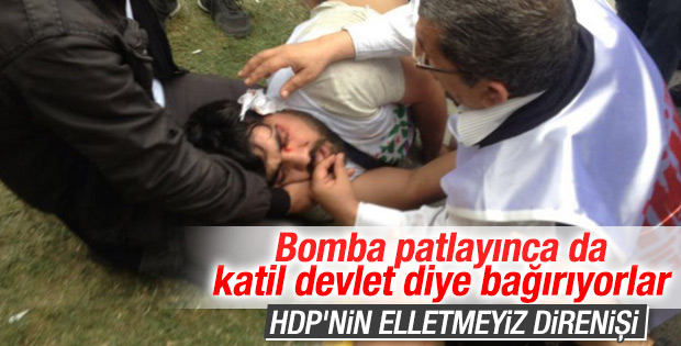 Bakırköy'de HDP'liler polise saldırdı