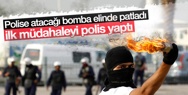 Diyarbakır’da terörist polise atacağı bombayla yaralandı