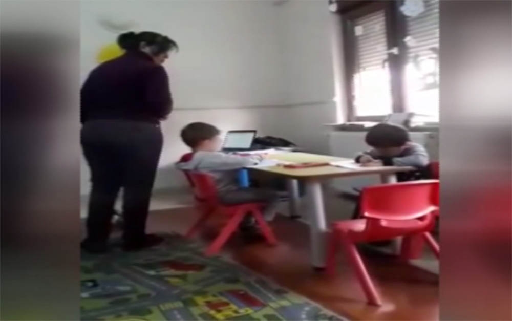 Tuzla'daki anaokulunda öğrencileri aşağılayan görüntüler