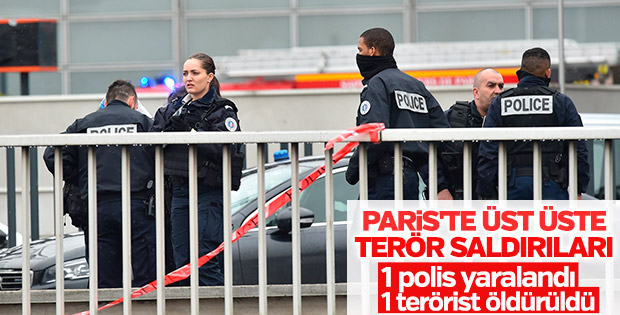 Paris'te iki terör saldırısı birden yaşandı