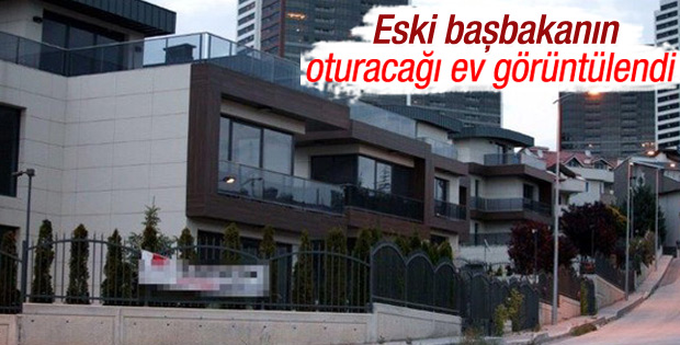 Davutoğlu'nun yeni evi görüntülendi
