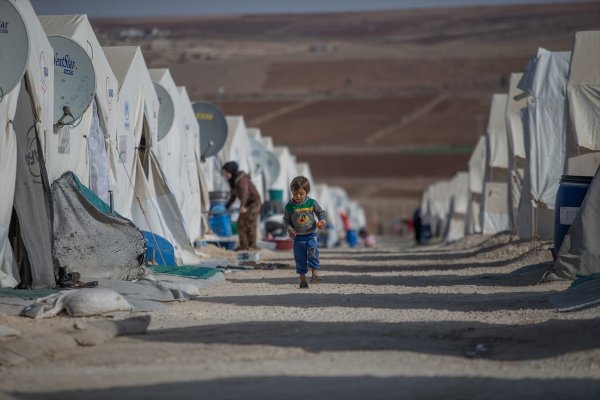 11 bin Suriyeli çocuk Şanlıurfa'da çadır kentte