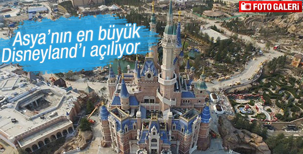 Şangay Disneyland'ın inşası bitiyor