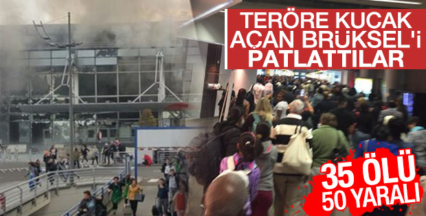 Brüksel Zaventem havaalanında patlama