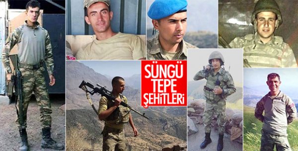 Hakkari şehitlerine veda
