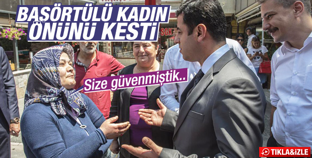 Ankara'da Selahattin Demirtaş'a tepki