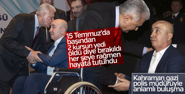 Başbakan Yıldırım Turgut Aslan'la bir araya geldi