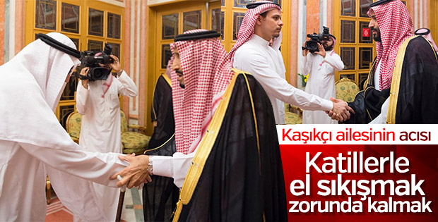 Suudi Kral Selman Kaşıkçı ailesini kabul etti