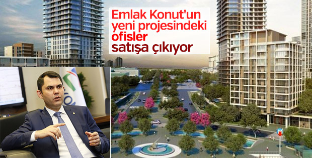 Emlak Konut'un yeni projesindeki ofisler satışa çıkıyor