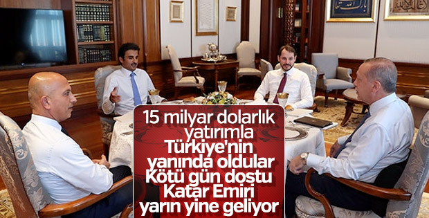 Katar Emiri Temim Türkiye'ye geliyor