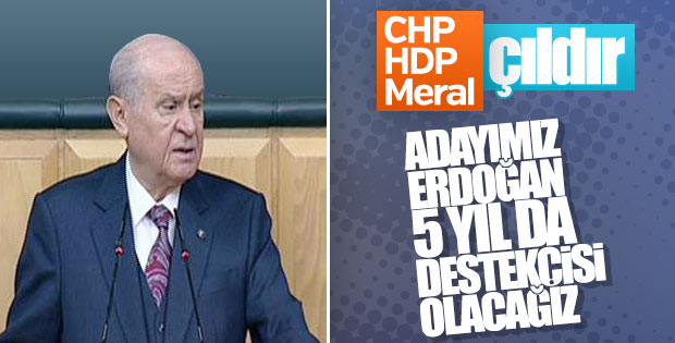 MHP lideri Bahçeli grup toplantısında