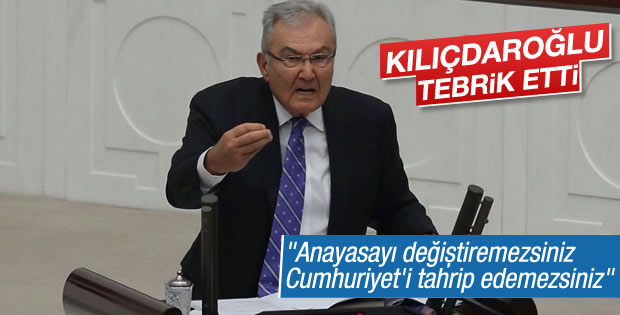 Deniz Baykal Meclis'te konuştu