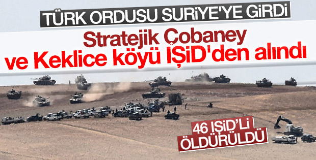 Cerablus'u DAEŞ'ten kurtarma operasyonu