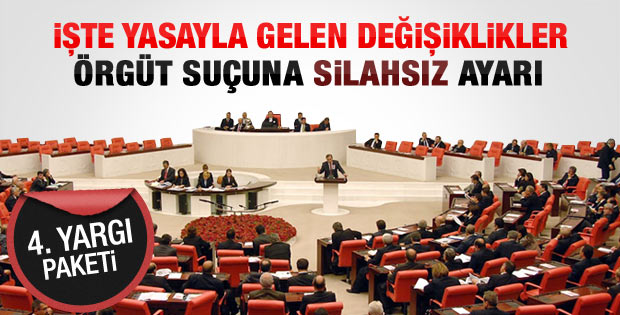 4. Yargı Paketi Meclis'te kabul edildi