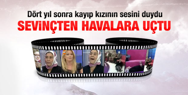 4 yıl sonra kızının sesini duyan anne