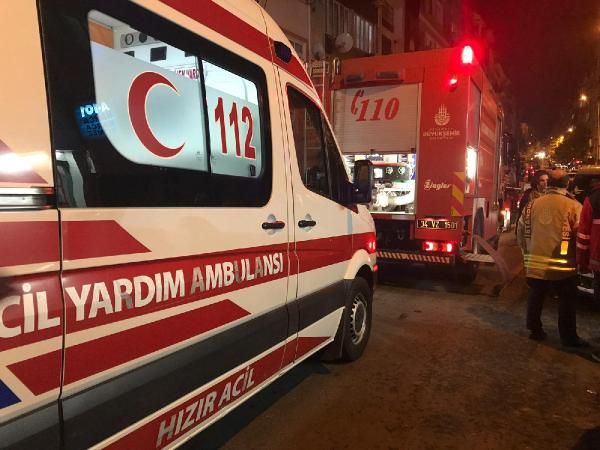Fatih'te sebebi bilinmeyen yangın