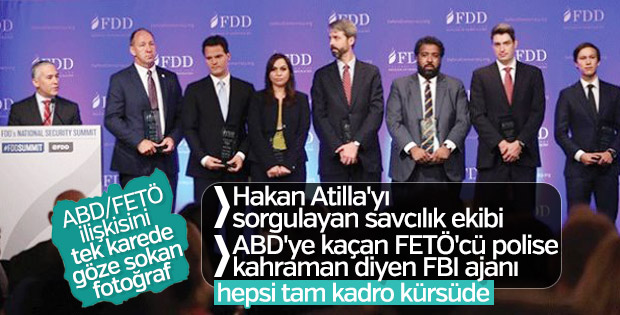 Hakan Atilla davasına bakan FBI ajanlarına cesaret ödülü