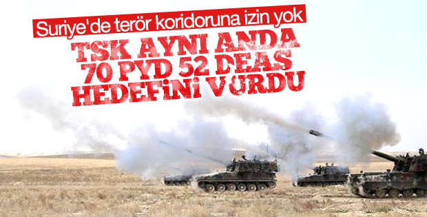 Suriye'de PKK/PYD hedefleri vuruldu
