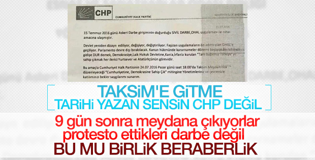 CHP'nin derdi darbe değil hükümet