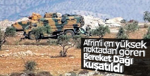 Mehmetçik İdlib'de Bereket Dağı'nı kuşattı