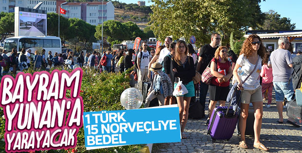 Yunan adalarına Türk akını