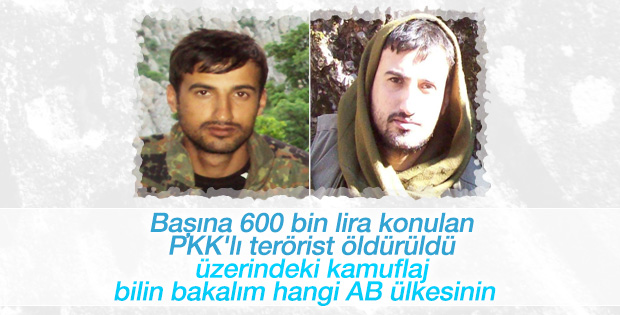 Tunceli'de başına 600 bin lira konulan terörist öldürüldü