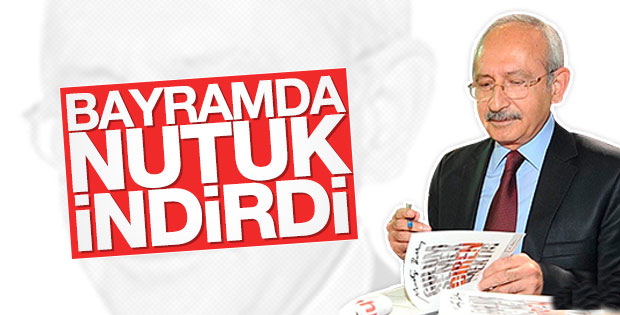 Kılıçdaroğlu bayramda Nutuk'u bir kez daha okudu