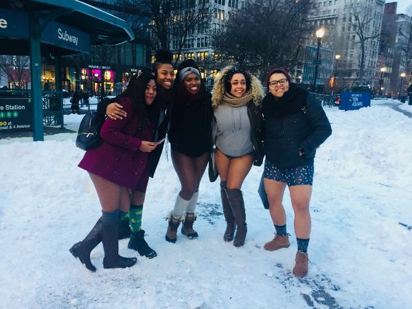 New York'ta 'Pantolonsuz Metro Yolculuğu' eylemi