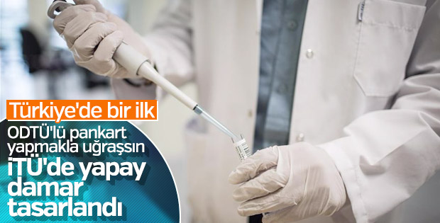 İTÜ'de yapay damar tasarlandı