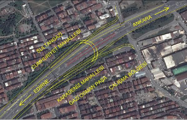 Metris Kavşağı'nda çalışmalar yarın başlayacak