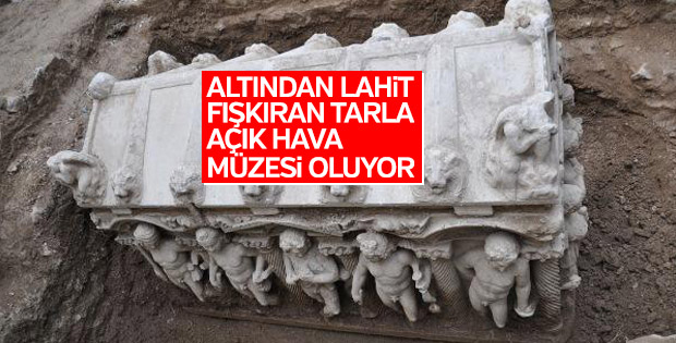Bursa'da her köşesinden lahit fışkıran tarla müzeleşiyor