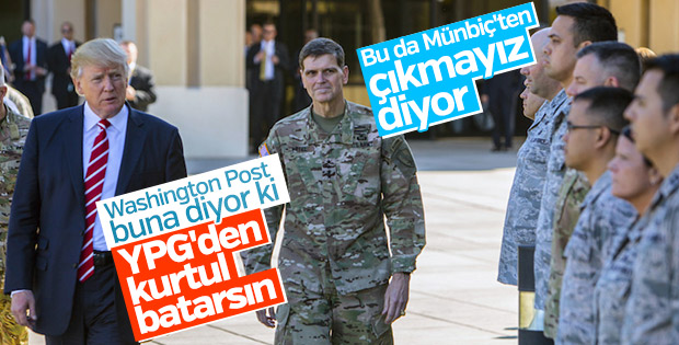 ABD'li General Münbiç'ten çekilmeyeceklerini açıkladı