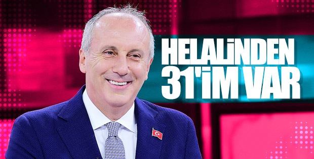 Muharrem İnce'nin oy hedefi yüzde 51