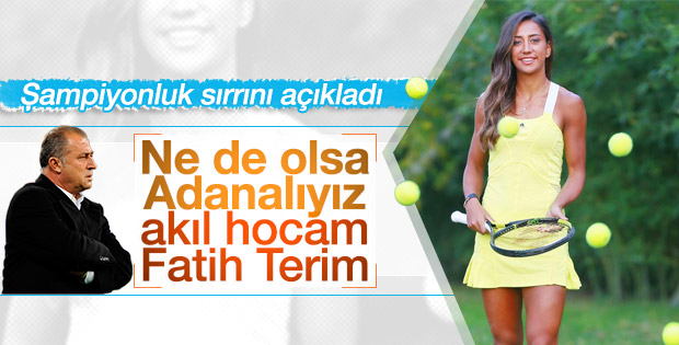 Çağla Büyükakçay'ın akıl hocası Fatih Terim