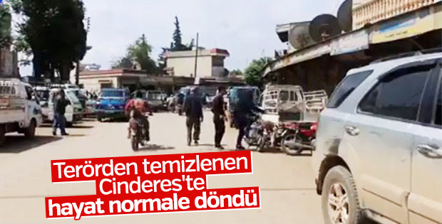 Cinderes halkı güvenle sokakta