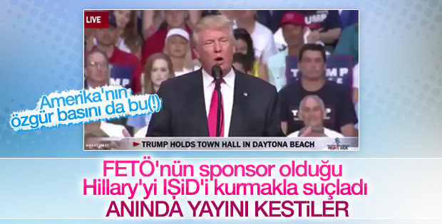 ABC, Trump'ın Hillary ile ilgili sözlerini sansürledi