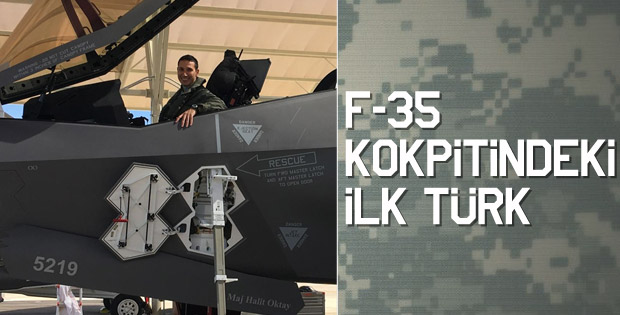 Türk pilot F-35 ile ilk uçuşu yaptı