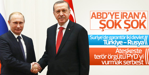 Suriye'deki ateşkeste terör örgütleri kapsam dışı