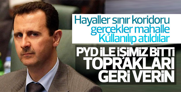 Suriye'de rejim PYD'yi sattı