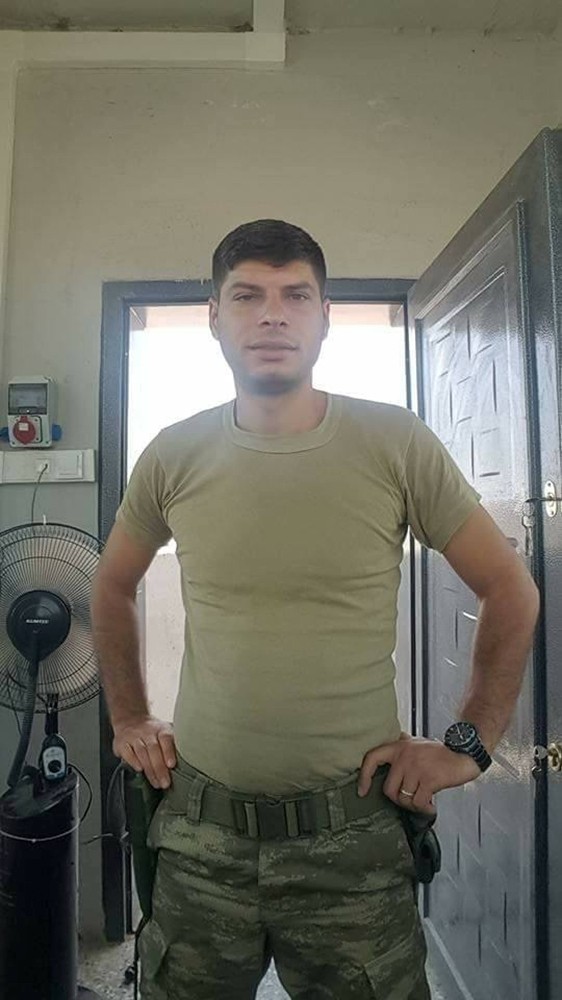 Afrin'de şehit düşen askerin evinde yas