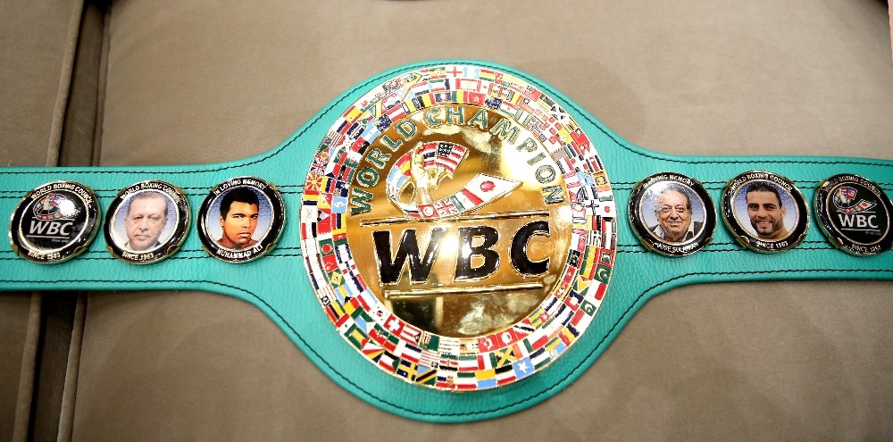 Suriyeli şampiyon boksörden Erdoğan'a altın kemer