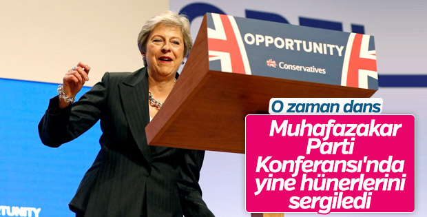 Theresa May dans etmekten vazgeçmiyor
