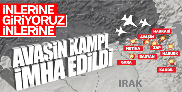 PKK'nın kampı yok edildi