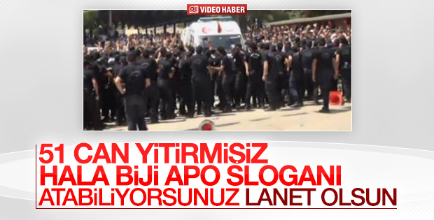 Gaziantep’teki cenaze namazında provokasyon